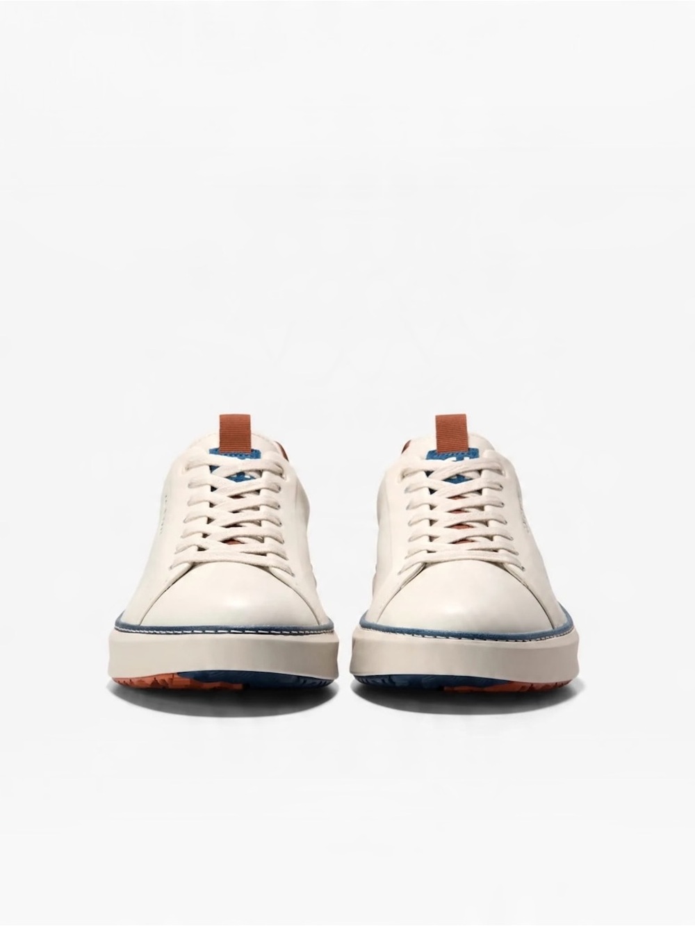 Cole Haan Men’s GrandPro Topspin Waterproof Golf Shoes Ivory Auburn Blue Size 13 - Picture 7 of 8